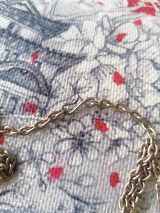 Collar largo bisutería