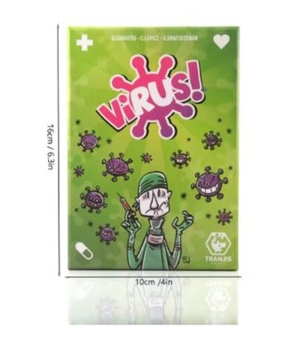 Virus! Juego cartas (3 juegos)