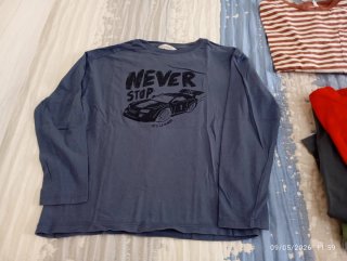 Camiseta azul manga larga 10 años
