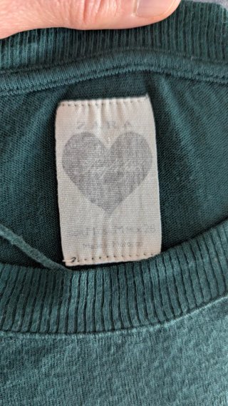 Jersey fino mujer verde con coderas