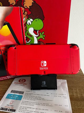 Nintendo Switch OLED Edición Mario Roja COMO NUEVA