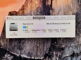 Ordenador Apple iMac 21.5 2013 1TB SSD más rápido