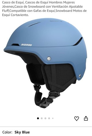 Casco de esquí azul RIOROO
