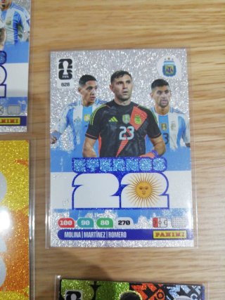 Adrenalyn XL Mundial 2026 lote Eternos+624+ 3 mom