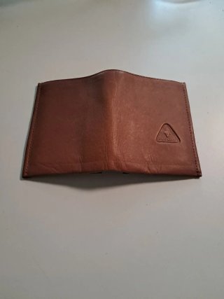 Cartera de cuero Puro Cuero Marrón