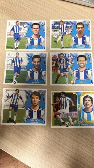 Lote Cromos Málaga CF