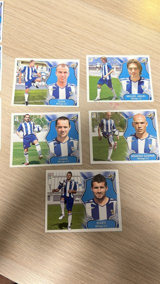 Lote Cromos Málaga CF