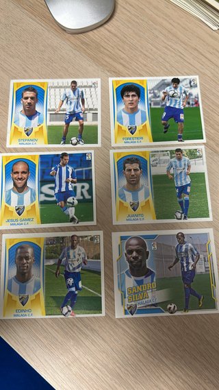 Lote Cromos Málaga CF