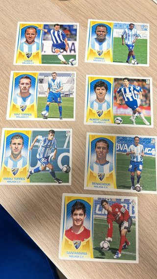 Lote Cromos Málaga CF