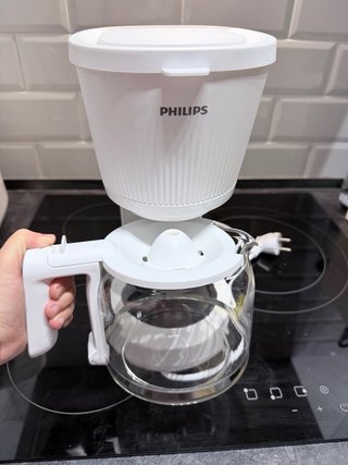 Cafetera Philips filtro/goteo con jarra cristal