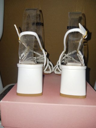 Sandalias L'amour Blancas Talla 37