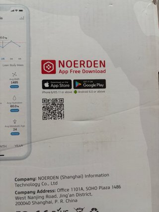 Báscula NOERDEN MINIMI Smart Body Scale
