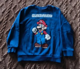 Sudadera Niño Mario Bros Azul