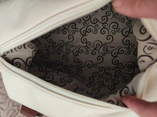 Bolso de mano y hombro Beige/Marrón
