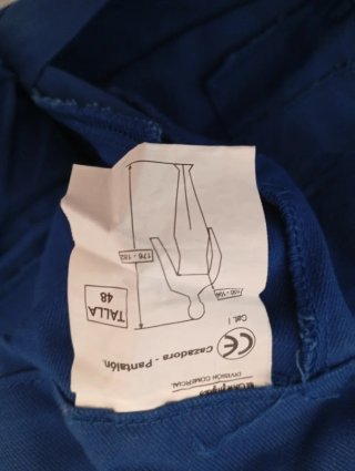 7 Conjuntos de Ropa Trabajo Azul,