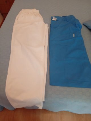 7 Conjuntos de Ropa Trabajo Azul,