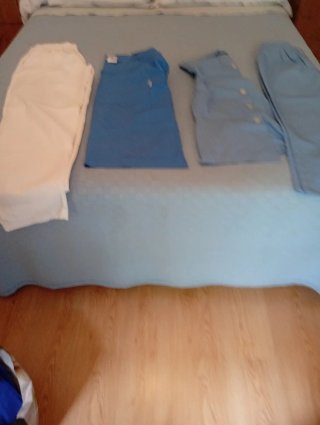 7 Conjuntos de Ropa Trabajo Azul,