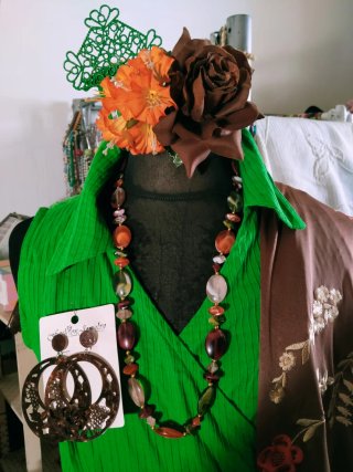 Conjunto Flamenca Gitana Sevillana Rociero T42