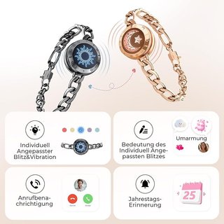 Braccialetti Coppia TOTWOO Touch Bluetooth