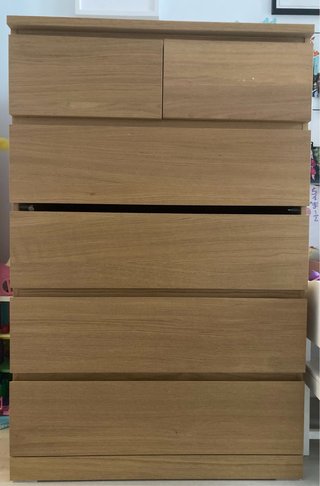 Cómoda Ikea Malm 6 cajones