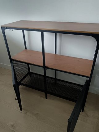 Estantería IKEA FJÄLLBO Negra/Madera