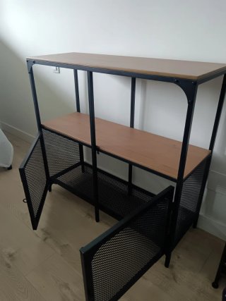 Estantería IKEA FJÄLLBO Negra/Madera