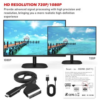 Vegena Adaptador SCART a HDMI Full HD