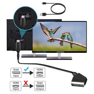 Vegena Adaptador SCART a HDMI Full HD