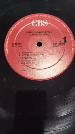 Vinilo Bruce Springsteen Tunnel of Love