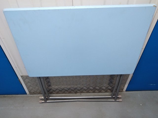 Mesa Plegable Azul