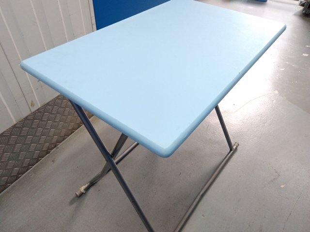 Mesa Plegable Azul