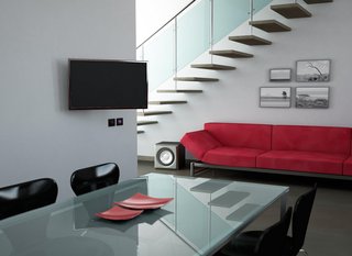 Meliconi soporte TV pared inclinable doble