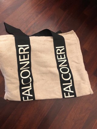 Borsa Falconeri Beige e Nera