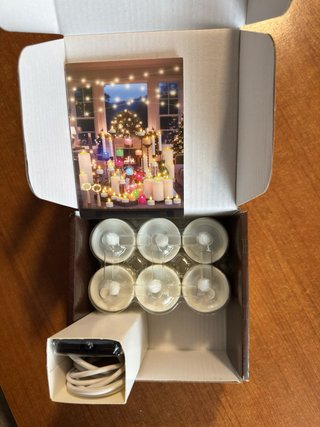 Pack 6 Velas LED Recargables - Efecto Llama Rea