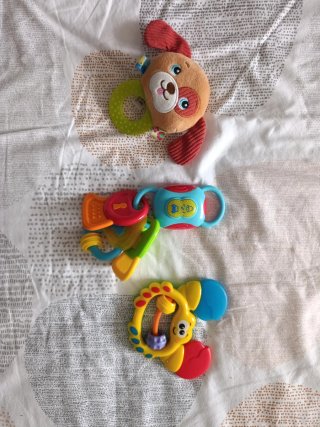 Lote 3 Juguetes Bebé