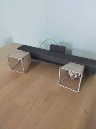 Applique in ferro marrone per soffitto