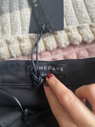 Falda Punk Rave XL Negra Nueva