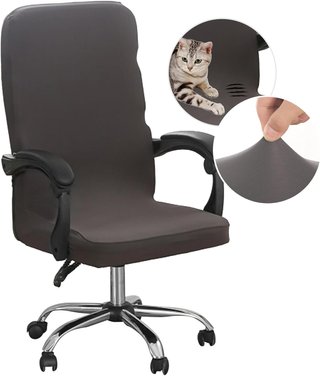 Funda silla oficina elástica lavable cremalleras