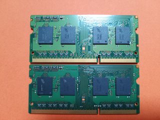 2 MEMORIAS 2X4GB.=8GB. RAM PC3L/DDR3L, 1600 PORTAT