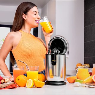 Cecotec exprimidor eléctrico rápido cómodo
