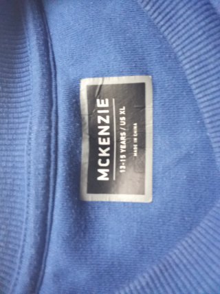 Sudadera McKenzie Gris y Azul 13-15 años