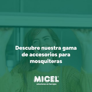 MICEL kit recambios mosquitera poliamida blanco