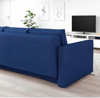 Sofá Cama 3 Plazas Ikea Friheten Azul Marino