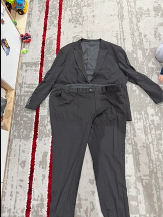 Traje de hombre gris 6XL