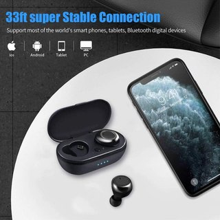 Auriculares bluetooth inalámbricos cómodos batería