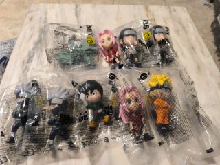Figuras Naruto Burger King