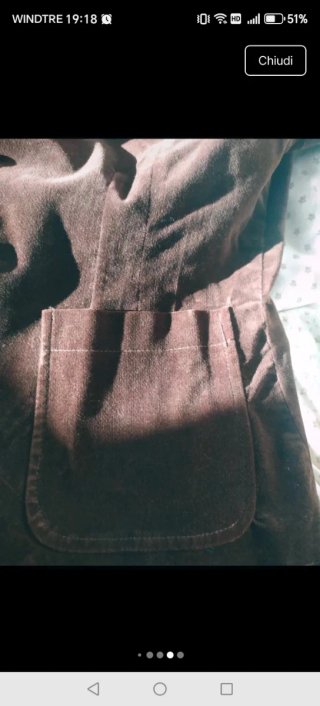 Giacca vellutino vintage marrone