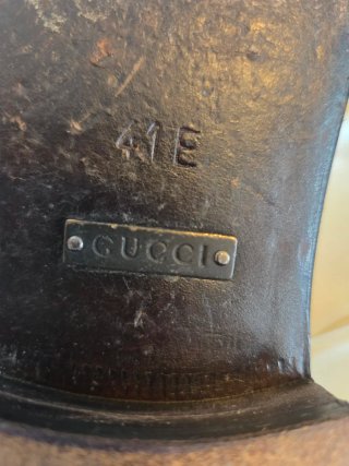 Zapatos Gucci de ante para hombre
