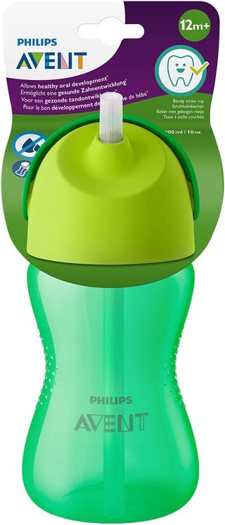 Vaso con pajita antigoteo Philips Avent