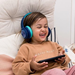 PowerLocus auriculares bluetooth niños luces LED